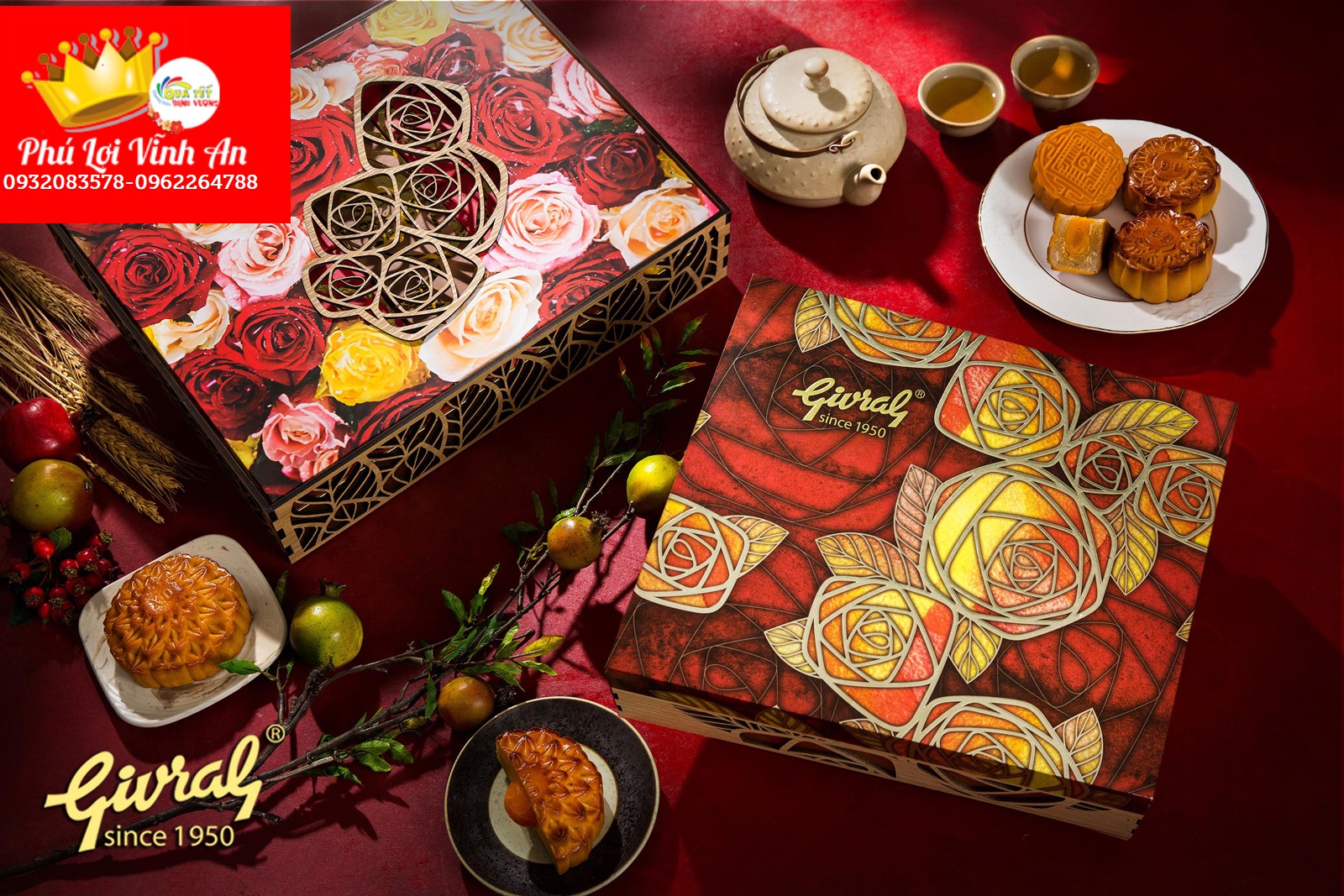 Bánh Trung Thu Givral 2019 Hộp Cao Cấp