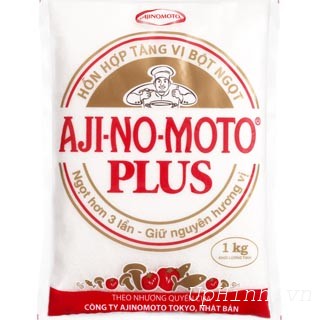 Bột ngọt Aji-Plus 1kg - Gói - Ngọt gấp 3 lần