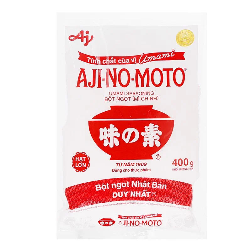 Bột ngọt Ajinomoto hạt lớn gói 400g x30 gói