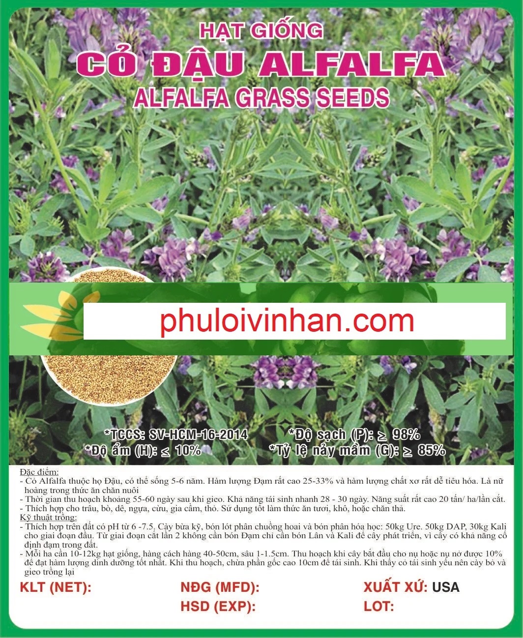 CỎ ALFALFA
