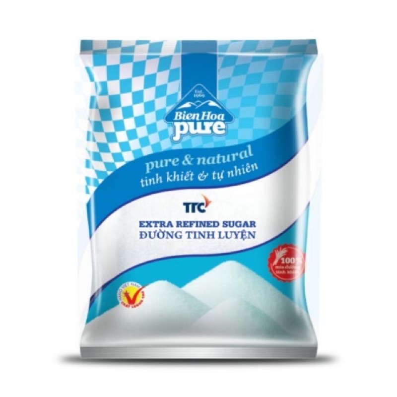 Đường Trắng Biên Hòa Tinh Luyện Pure Túi 1KG