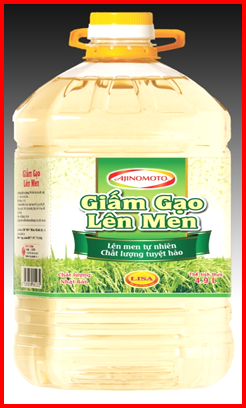 Giấm lên men Lisa 4.9 lít (4 bình / thùng)