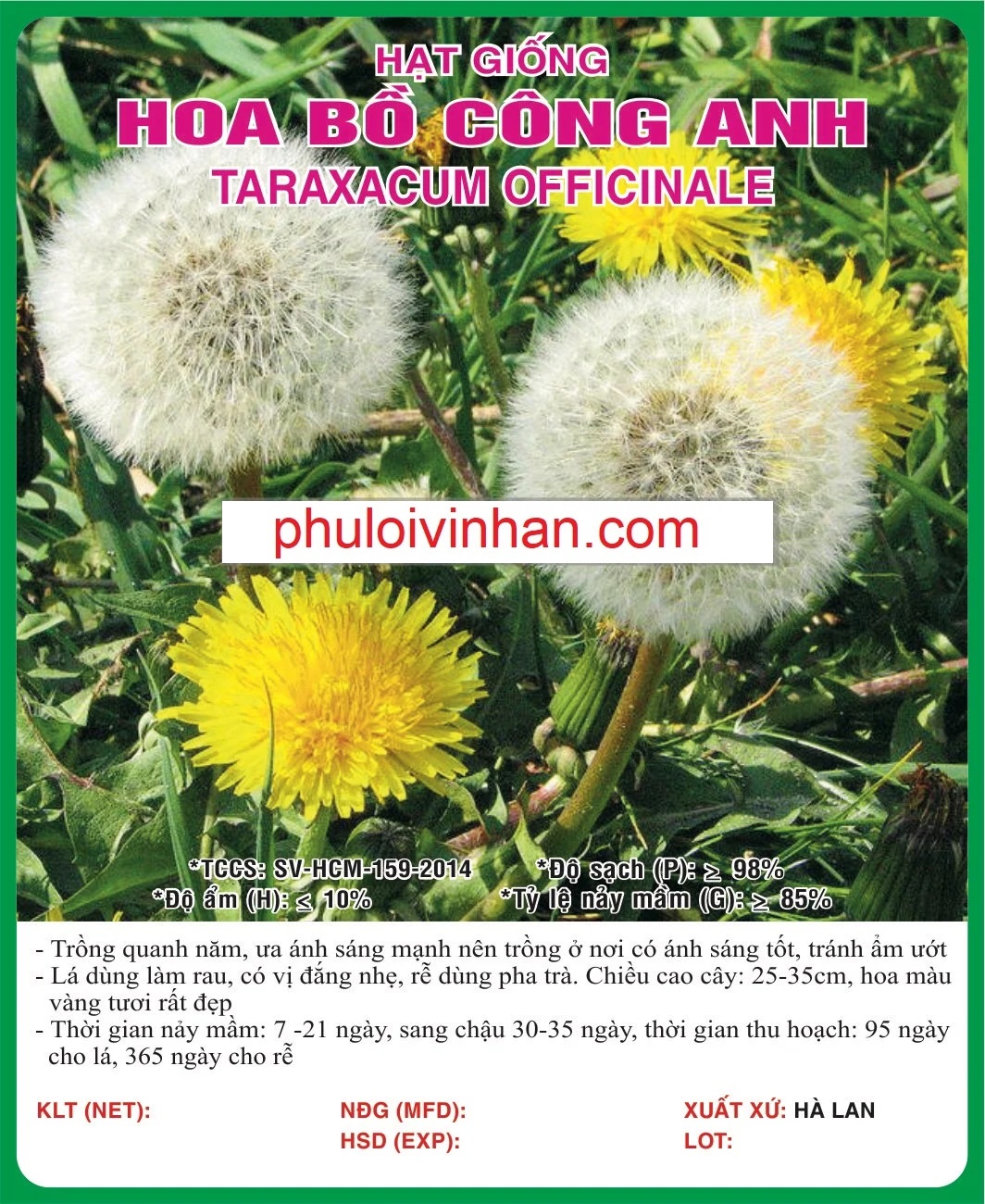 HOA BỒ CÔNG ANH - 0.2GR
