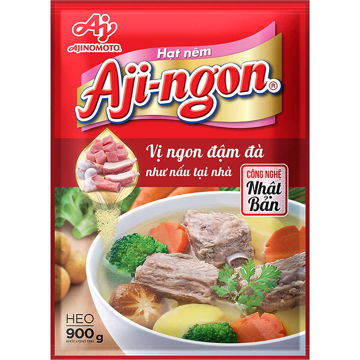Hạt nêm Aji-ngon Heo 900g