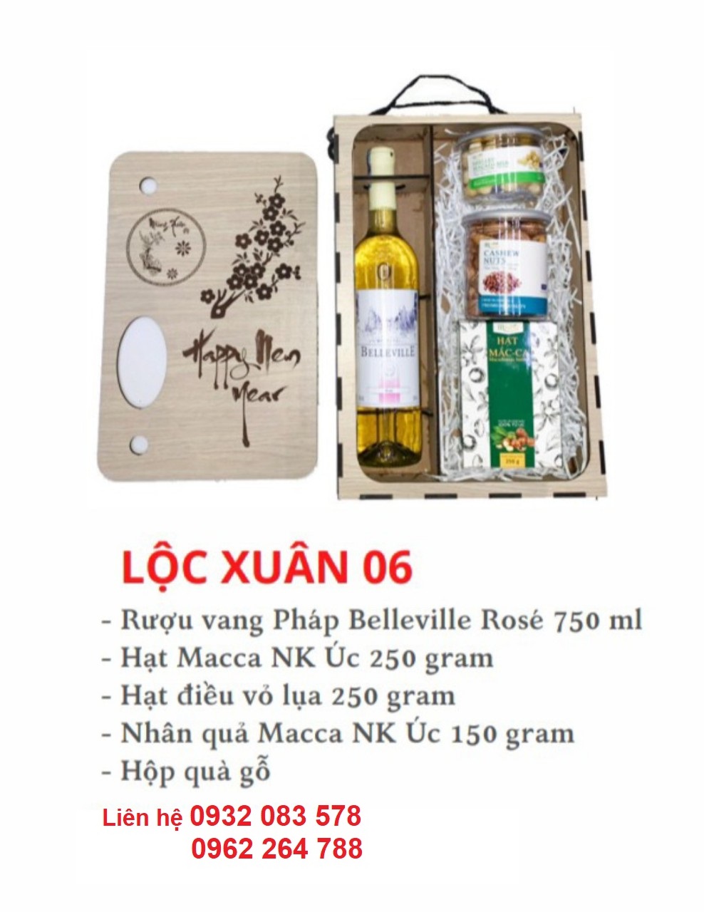 Hộp quà Tết Lộc Xuân 06