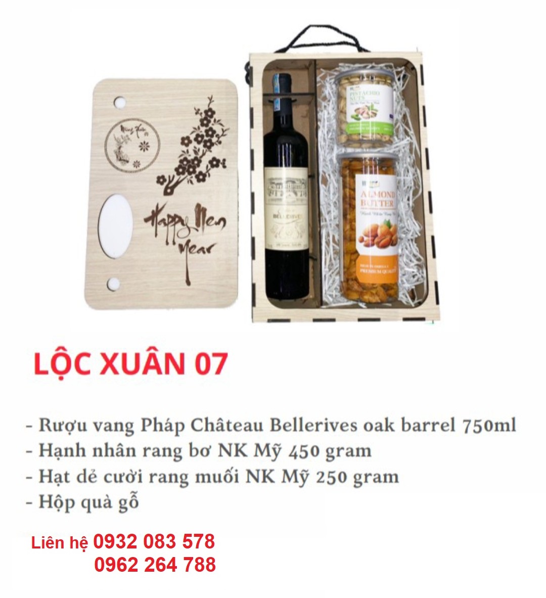 Hộp quà Tết Lộc Xuân 07