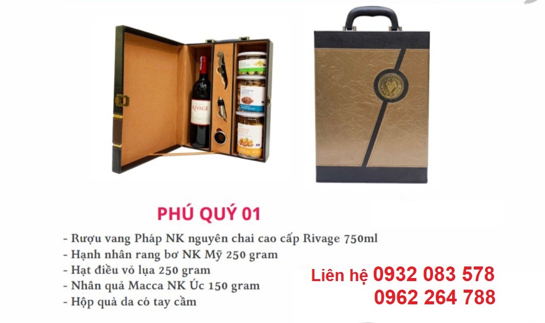 Hộp quà Tết Phú Quý 01