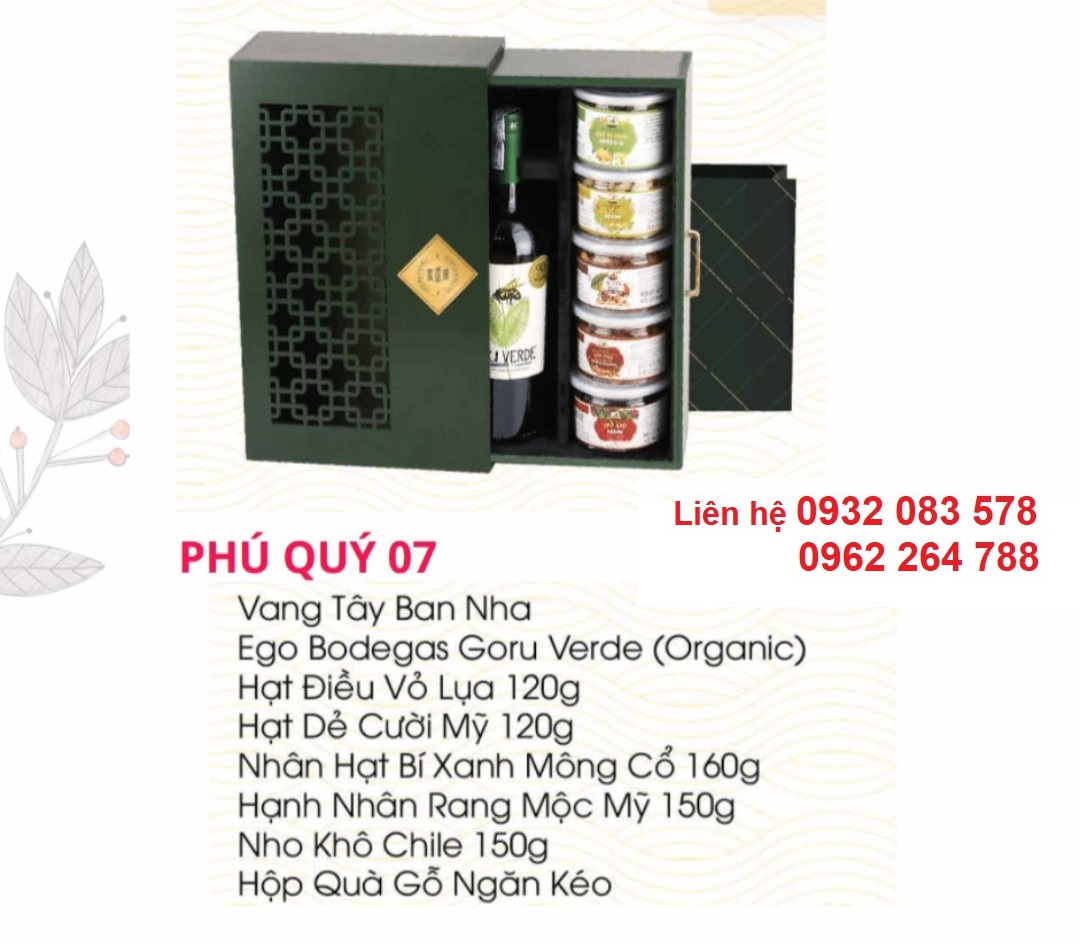 Hộp quà Tết Phú Quý 07