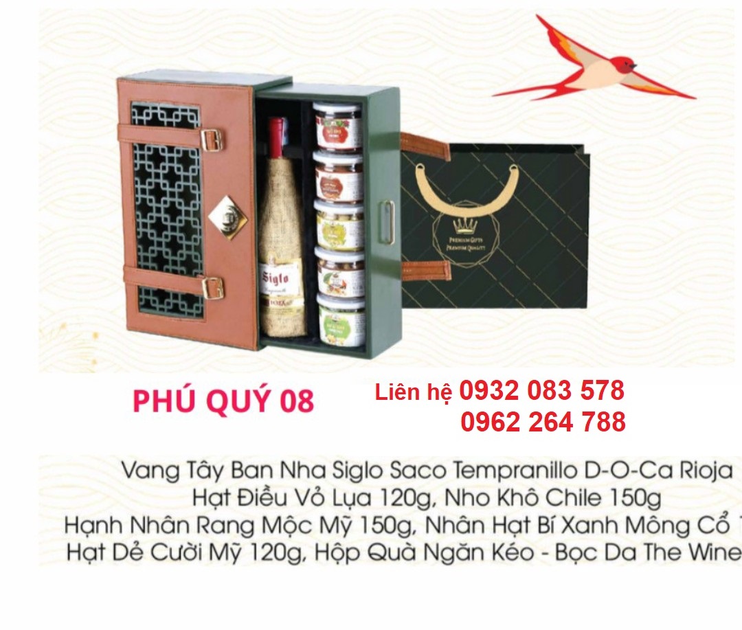 Hộp quà Tết Phú Quý 08