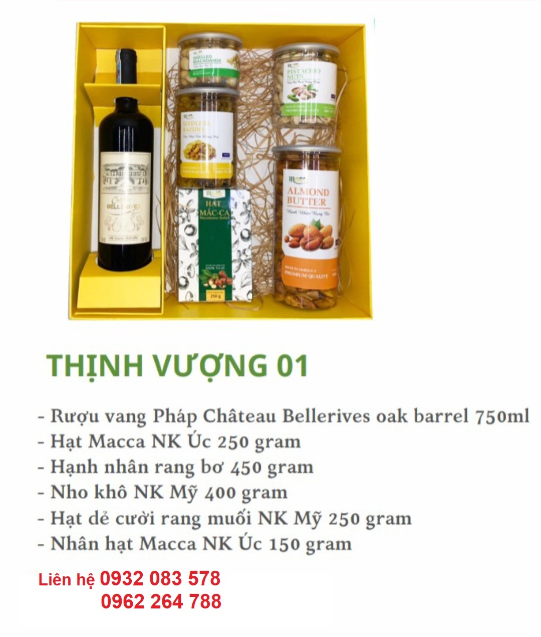 Hộp quà Tết Thịnh Vượng 01
