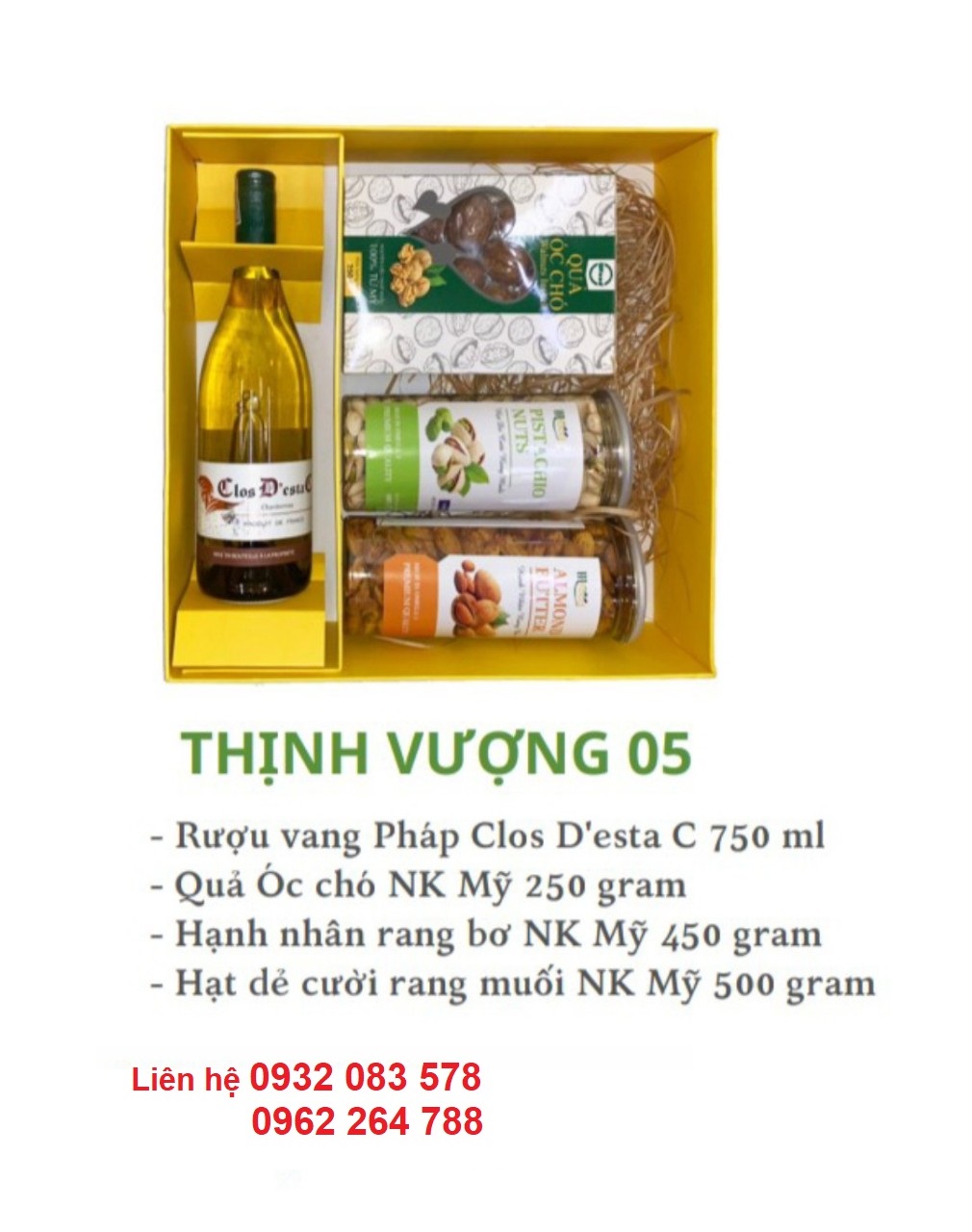 Hộp quà Tết Thịnh Vượng 05
