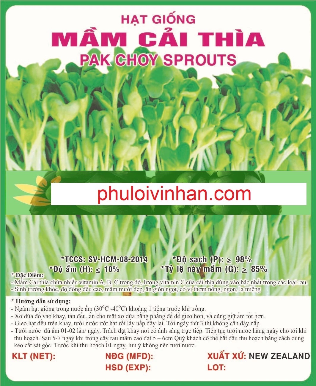 MẦM CẢI THÌA