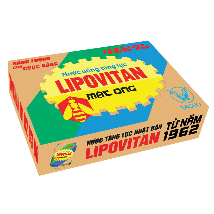 Nước Tăng Lực Lipovitan 250ml x 24 lon