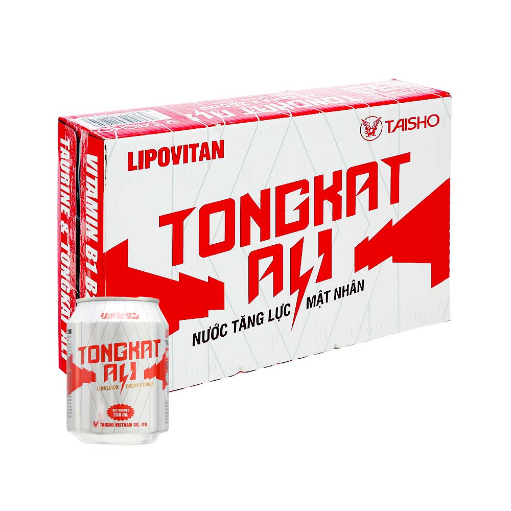 Nước Tăng Lực Lipovitan TongKat AJI 250ml x 24 lon