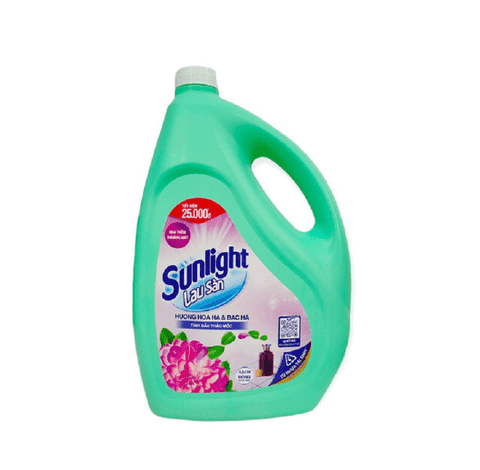 Nước lau sàn sunlight hoa hạ và bạc hà (3.6kg/ can)