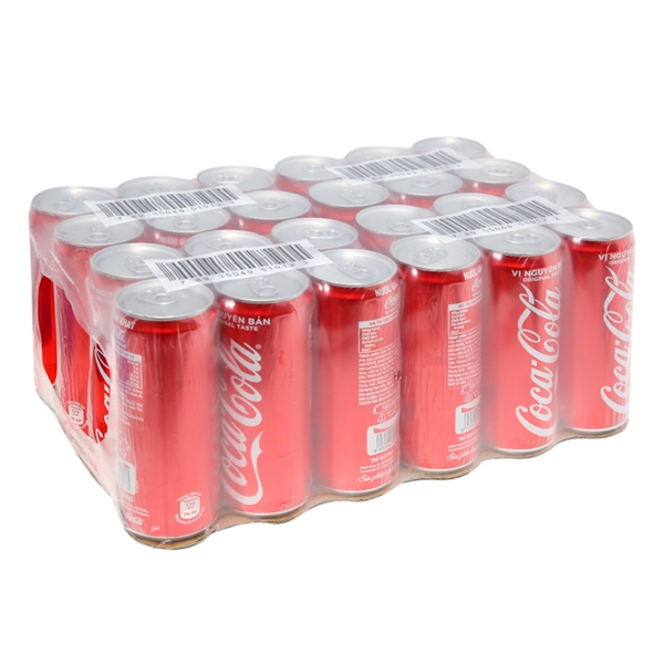 Nước ngọt Coca Cola lon 320ml x 24