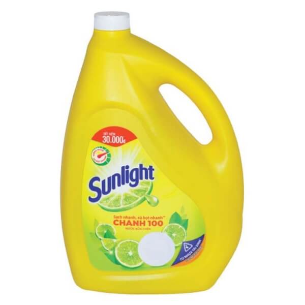 Nước rửa chén Sunlight chanh can 3.6kg