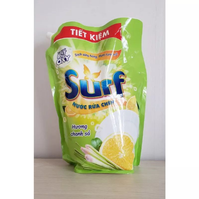 Nước rửa chén surf hương chanh sả túi 3.5 kg