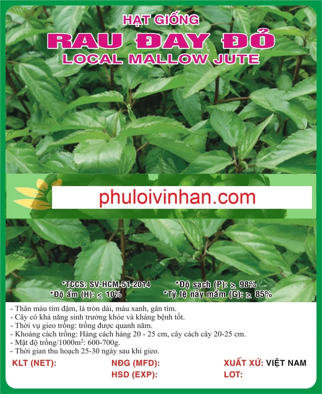 RAU ĐAY ĐỎ