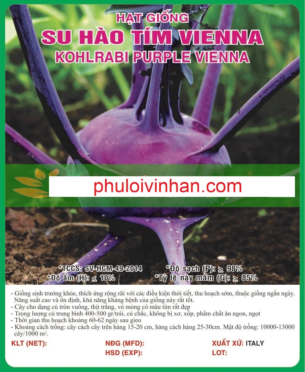 SU HÀO TÍM VIENNA - 5GR