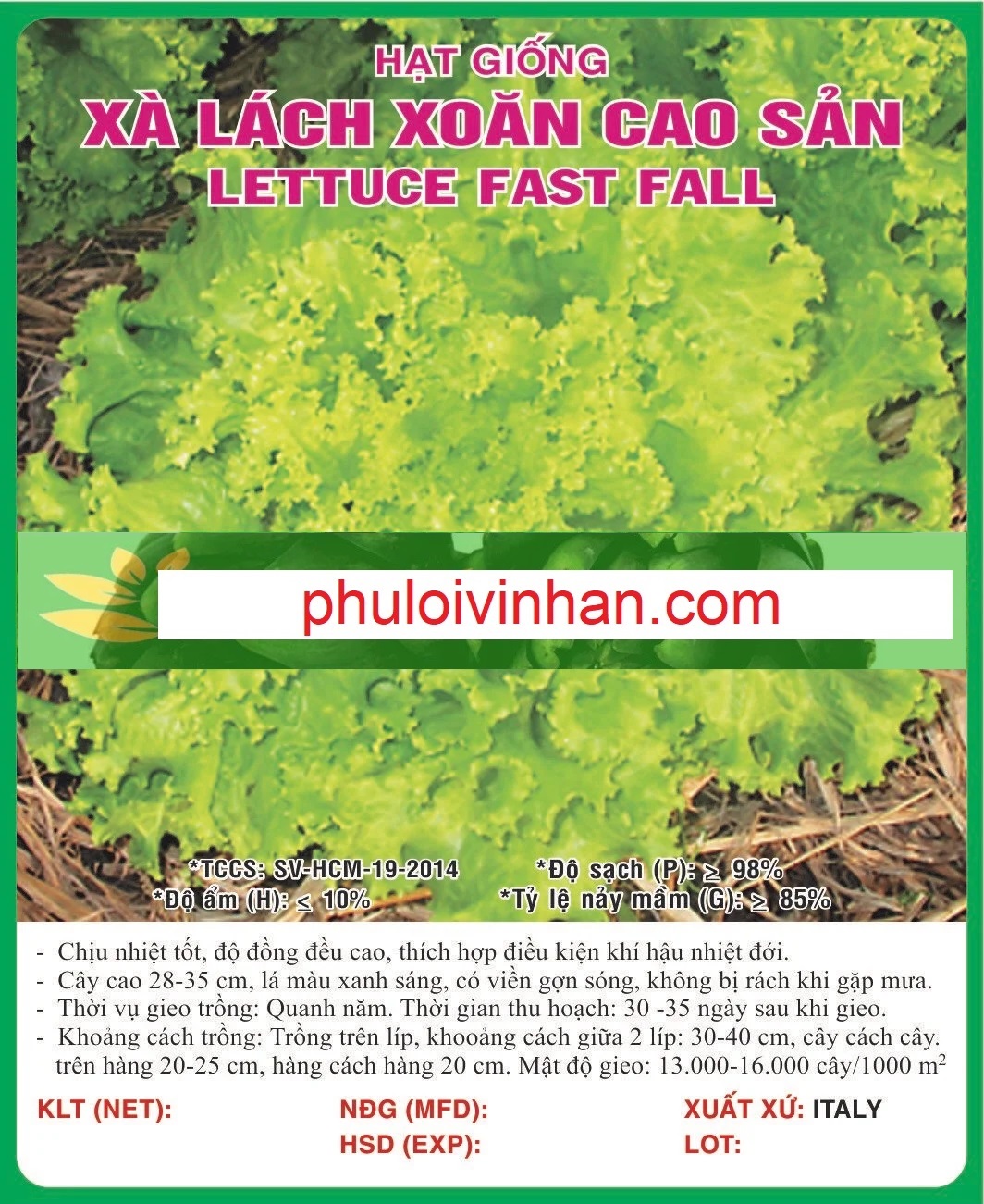 XÀ LÁCH XOĂN CAO SẢN - 10GR