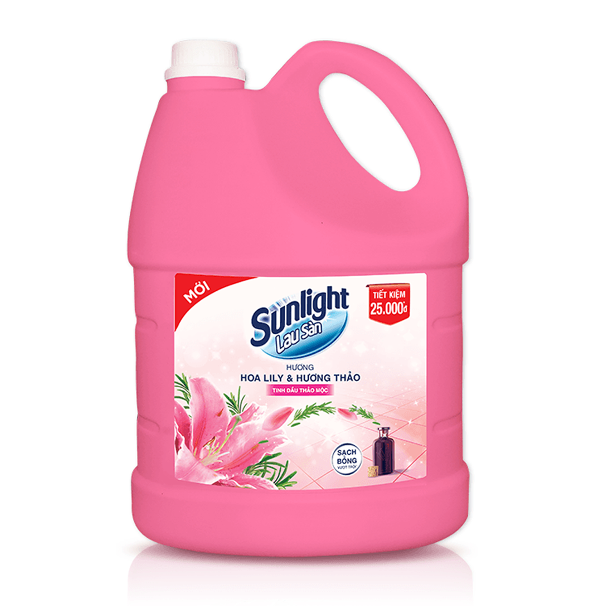 nước lau nhà sunlight hương hoa lily can 3.8kg